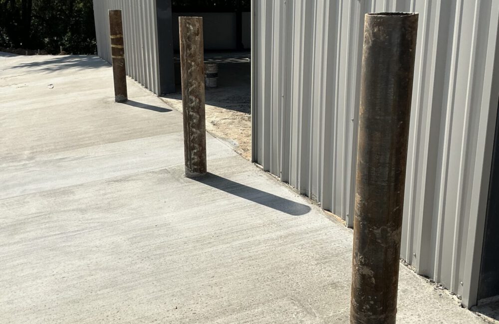 Pipe bollards