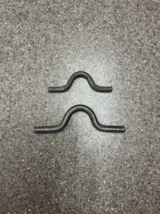 Weld on cable clips