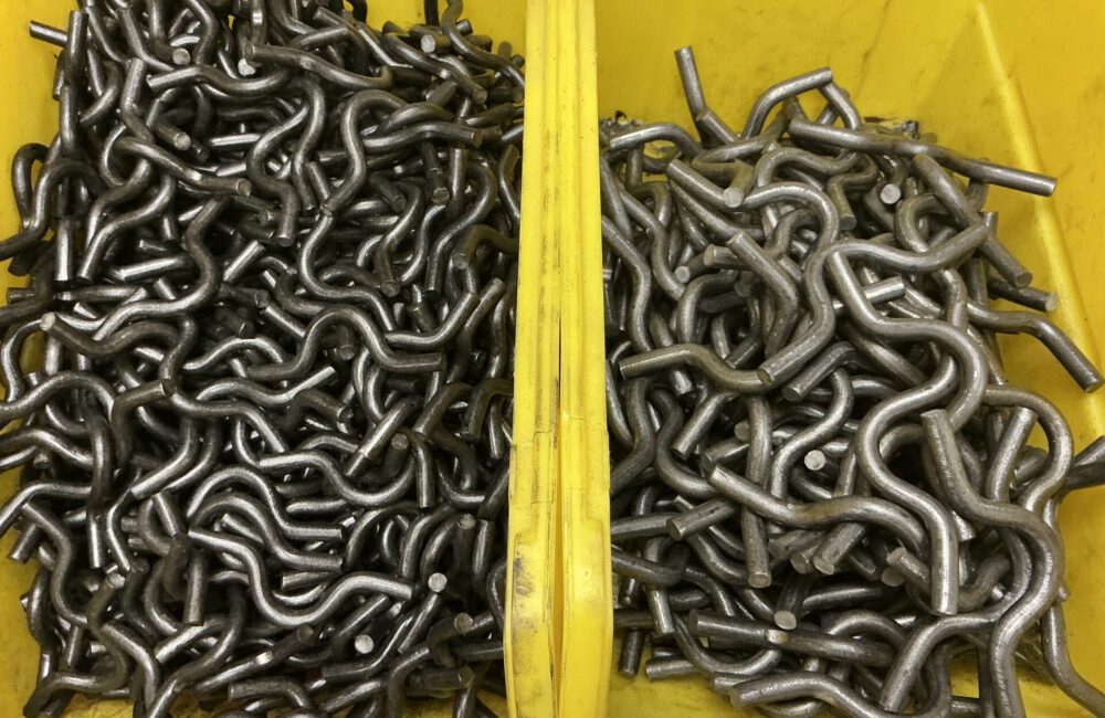 Weld on cable clips